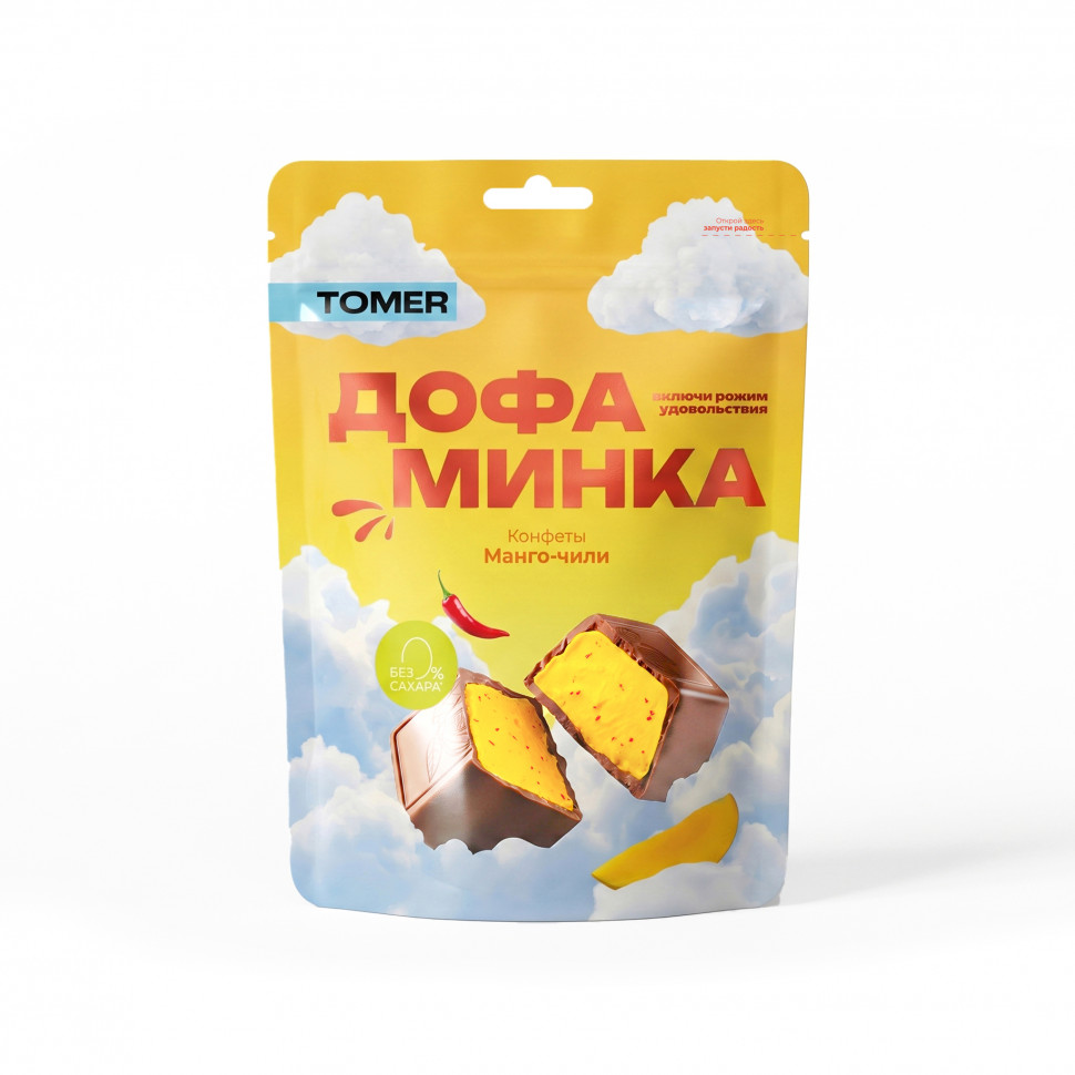  Фабрика Томер   Дофаминка Конфеты Манго-Чили, 125г  в Протвине