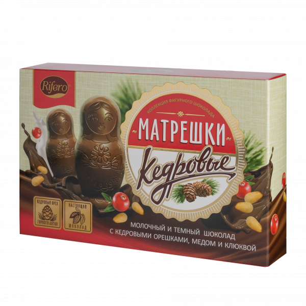 №1 Риф и ко Конфеты "Матрёшки кедровые" 100г           в Протвине