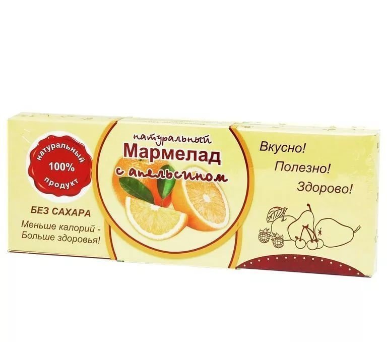  Мармелад натуральный "Апельсин" 140г в Протвине