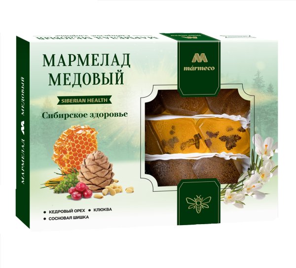 №2 Мармелад медовый "Сибирское здоровье" без сахара 200г  в Протвине